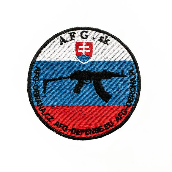 AFG patch - submachine gun vz 58 subcompact, tricolor SK