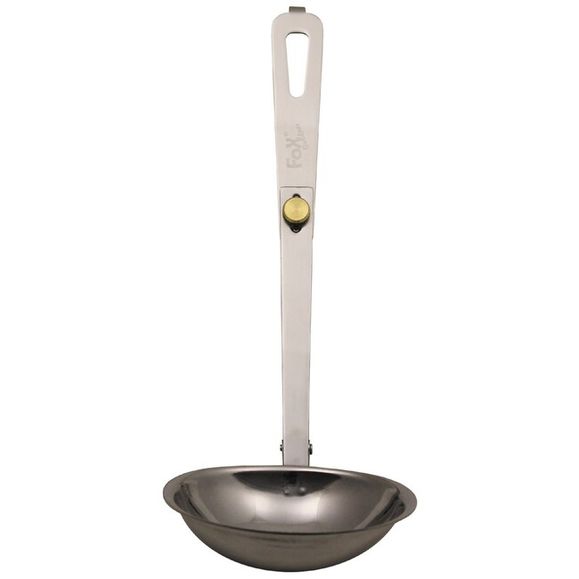 Ladle with bag, foldable, Stainless Steel