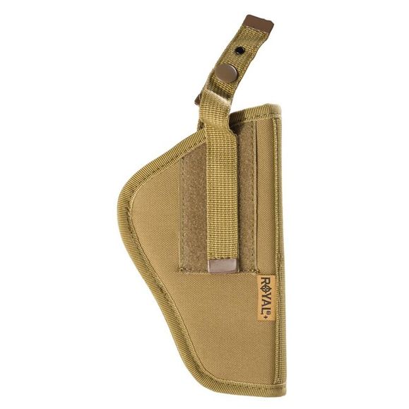 Right-and-left holster for gun Royal universal, tan