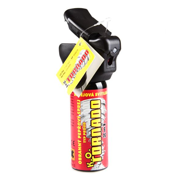 Defense spray OC K.O. TORNADO with light, 50 ml