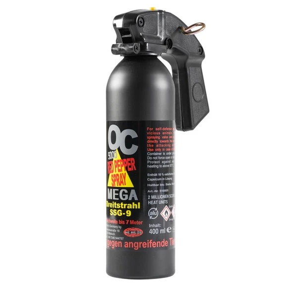 Defense spray OC PISTOL GRIP, 400 ml