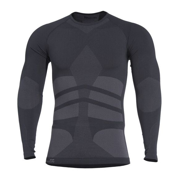 Men's thermal undershirt Pentagon Plexis Long, L-3XL black