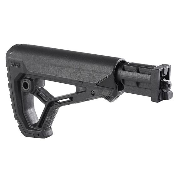 Fixed telescopic stock with absorber and GL-CORE stock, black