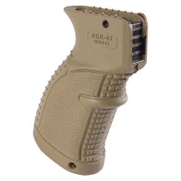 Rubber pistol grip for AK47 74, sand AGR-47