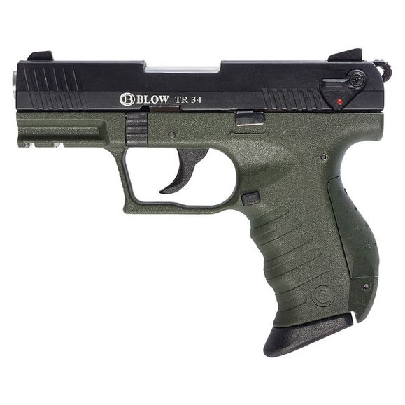 Gas pistol BLOW TR 34, cal. 9 mm, green