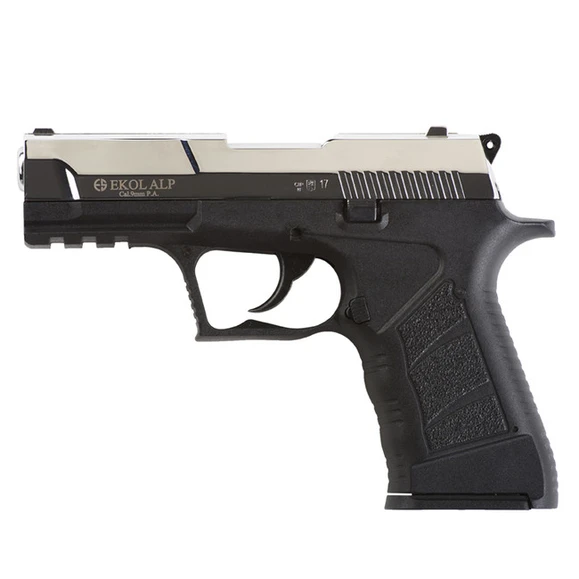 Gas pistol Ekol Alp, cal. 9 mm, glossy chrome
