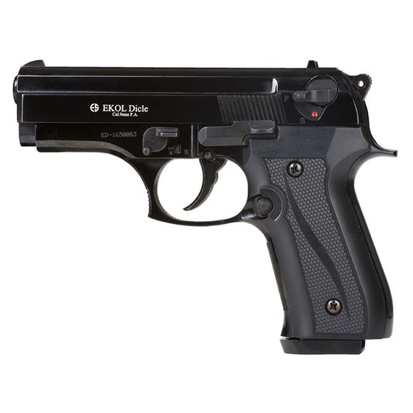 Gas pistol Ekol Dicle, black, cal. 9 mm