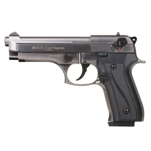 Gas pistol Ekol Firat 92, titanium, cal. 9 mm Knall