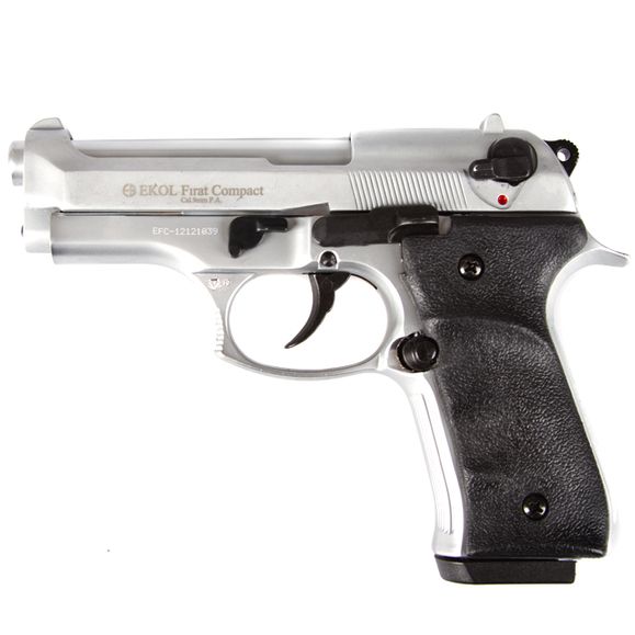 Gas pistol Ekol Firat Compact, nickel, cal. 9 mm