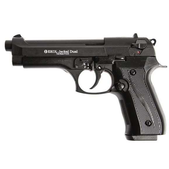 Gas pistol Ekol Jackal dual, black, cal. 9 mm Full Auto
