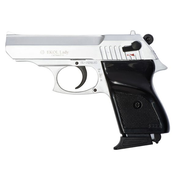 Gas pistol Ekol Lady silver, cal. 9 mm Knall