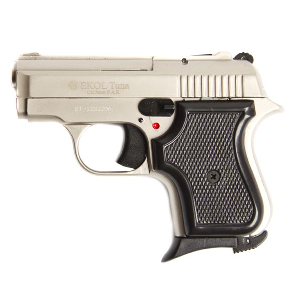 Gas pistol Ekol Tuna, nickel, cal. 8 mm Knall