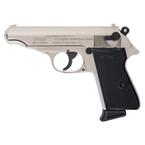 Gas Pistol Umarex Walther PP, chrome, cal. 9 mm