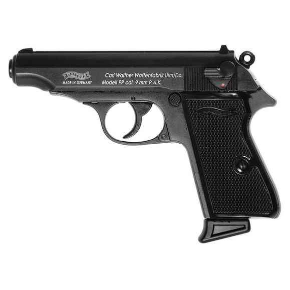 Gas Pistol Umarex Walther PP, black, cal. 9 mm