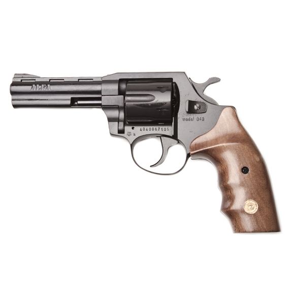 Gas revolver Alfa 040, black, wood, cal. 9 mm R Knall