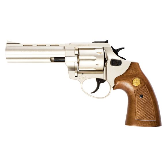 Gas revolver Atak Zoraki R1 4,5'', satin, cal. 9 mm, wood