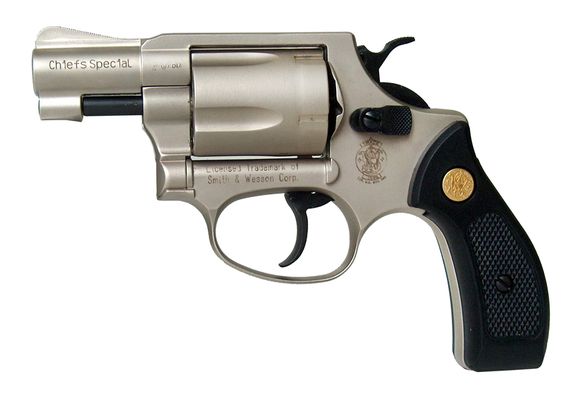 Gas revolver Umarex S&W Chiefs Special, nickel, cal. 9 mm