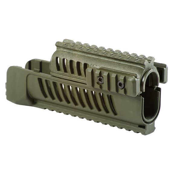 Rail system and mounting solutions for SA-58, green