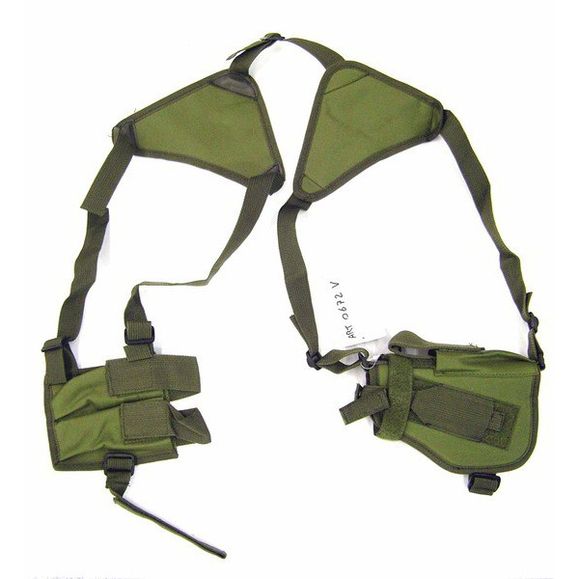 Universal right-and-left shoulder holster Royal, green