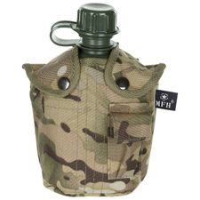 US Field bottle with cover, 1 l, operation-camo
