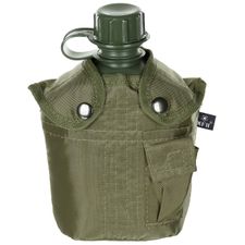 US Field Bottle with Cover, 1 l, green