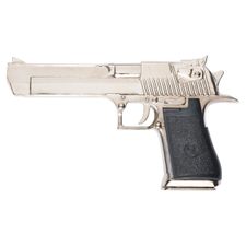 Semi-automatic pistol USA, Israel 1982, Desert Eagle chrome