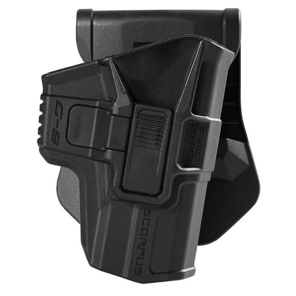 Polymer holster Scorpus for Glock 17, 19 (paddle + belt reducer) SC-G9SR