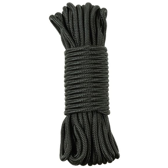 Polypropylene rope 7 mm / 15 m, black