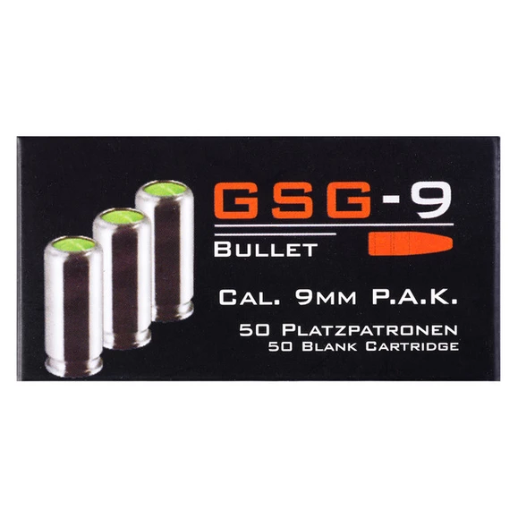 Blank cartridge GSG-9 P.A.K. cal. 9 mm, 50 pcs