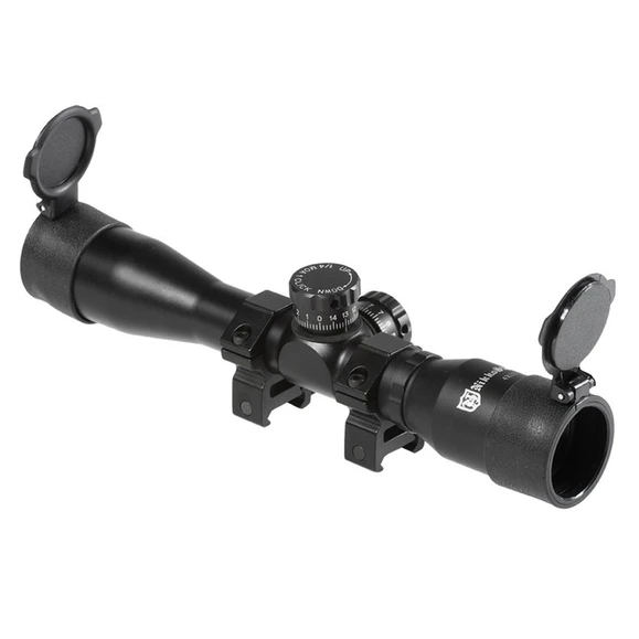 Riflescope Nikko Stirling 4 x 32 Compact Silver Croun with assembly