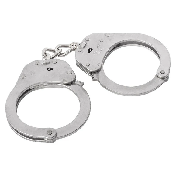 Handcuffs police of stainless steel