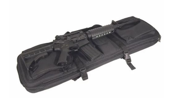 Rifle case for two rifles up to 85 cm, black