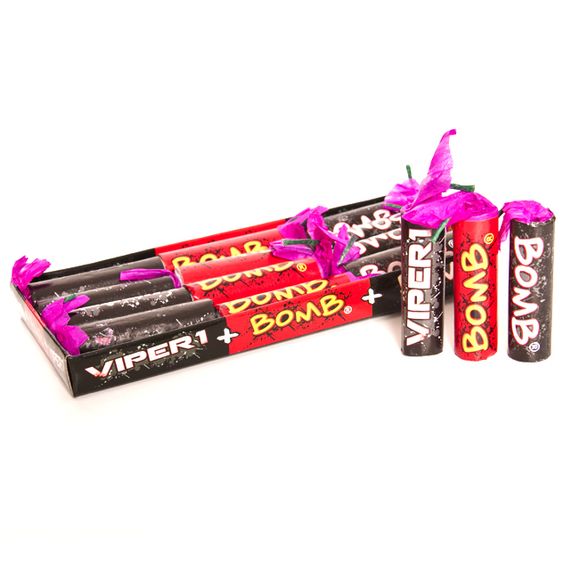 Fireworks petarda Viper 1 + Bomb black + mix Bomb (15 pcs)