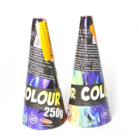 Fireworks Volcano color 250 g (2 pcs)
