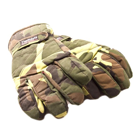 Gloves hunting, camouflage
