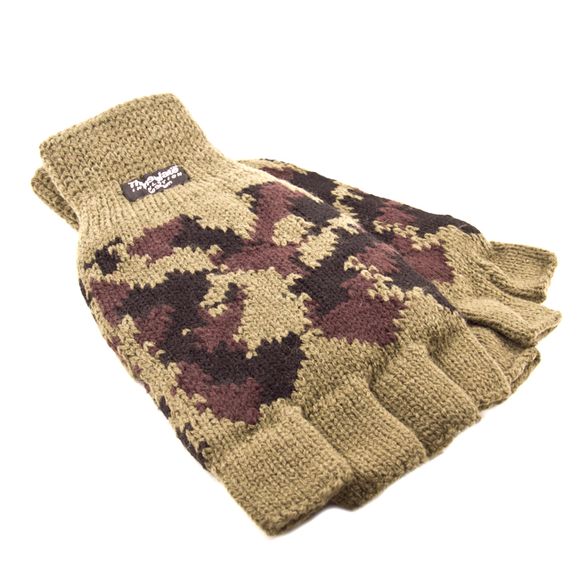Gloves camouflage, thermo