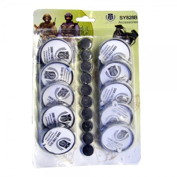 Power disks and rubber seals for airsoft grenades Royal
