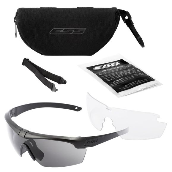 Shooting goggles ESS Crosshair 2 LS, with black frame EE9014-04