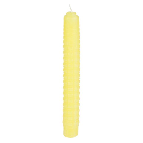 Candle paraffin expandable baton, yellow