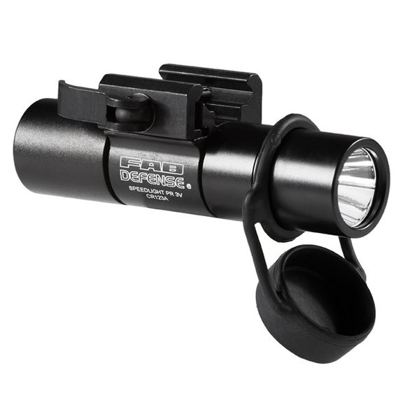 Tactical flash light G2 with integrated picatinny adaptor PR-3 G2