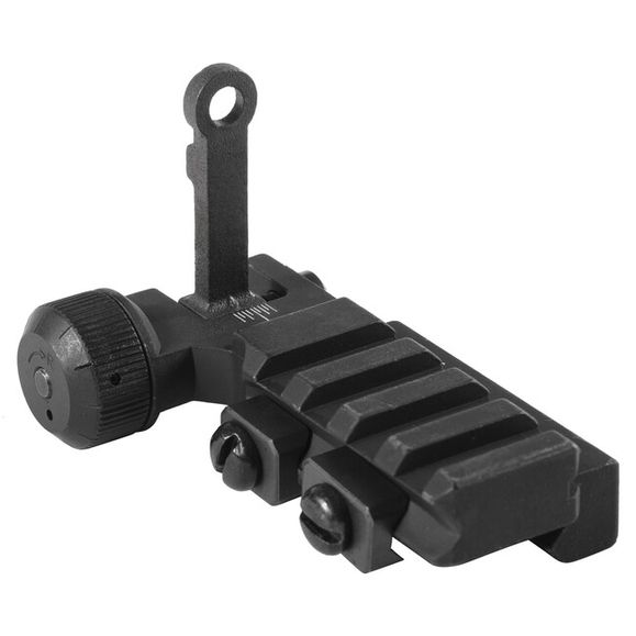 Tactical flip-up rear sight D-BOYS, metal