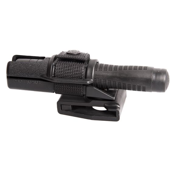 Expandable baton 16" HE hardened, black, ergonomic handle