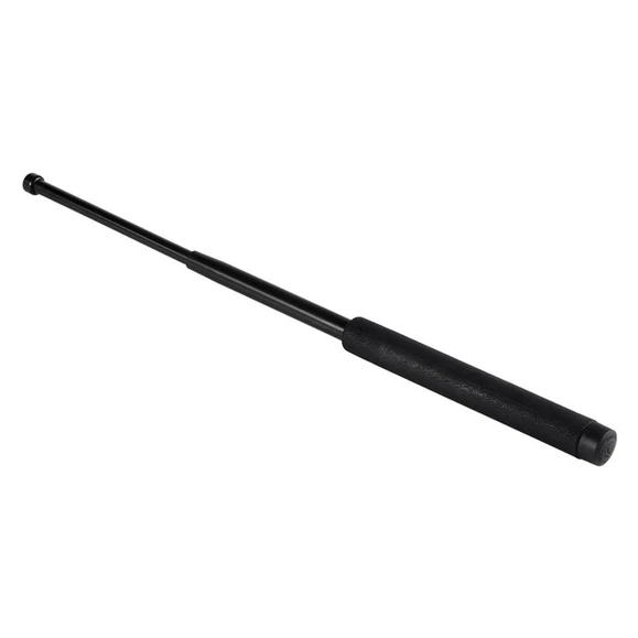 Expandable baton 21" HL, hardened, black, hand grip leather imitation