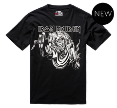 Iron Maiden T-Shirt Eddy Glow, black