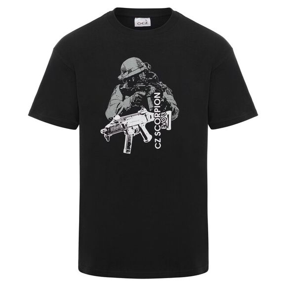 Shirt CZ Scorpion, color black