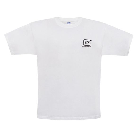T-shirt Glock Sports, color white,  XL