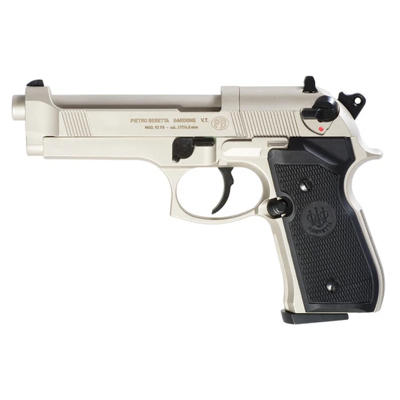 Air pistol Umarex Beretta M92 FS nickel, cal. 4.5 mm