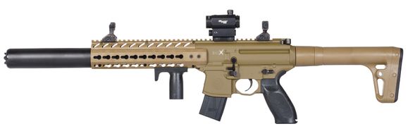 Air rifle Sig Sauer MCX, cal. 4,5 mm, FDE with collimator