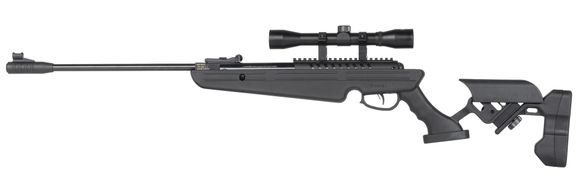 Air Rifle B.O. Quantico, cal. 4.5 mm, Black + RTI Optics 4 x 32