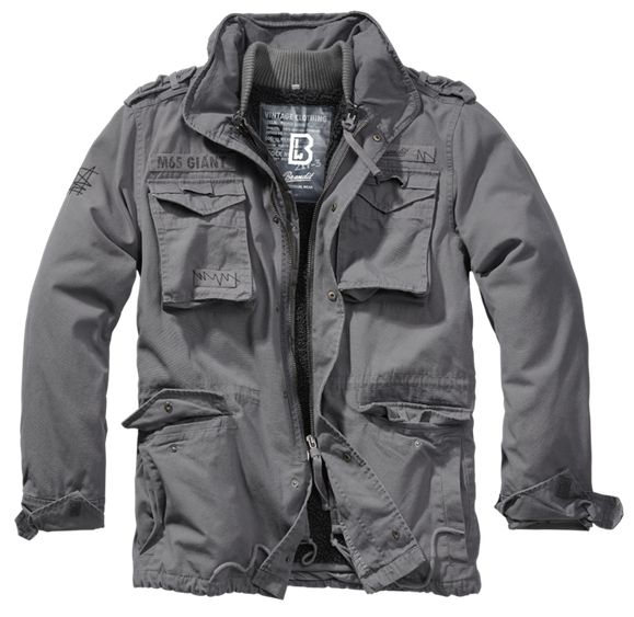Winter jacket Brandit M 65 Giant, gray